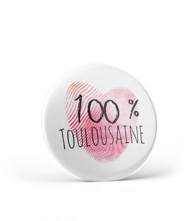 Miroir de poche 100% Toulousaine - dos Miroir de poche 100% Toulousaine - dos