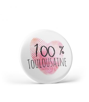 Miroir de poche 100% Toulousaine - dos