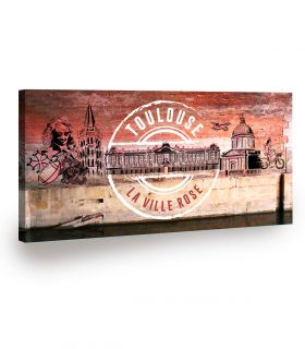 La tableau de Toulouse créé par La Toulousaine