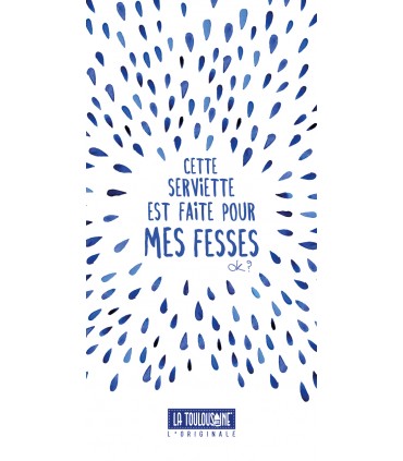 Serviette "Mes fesses"